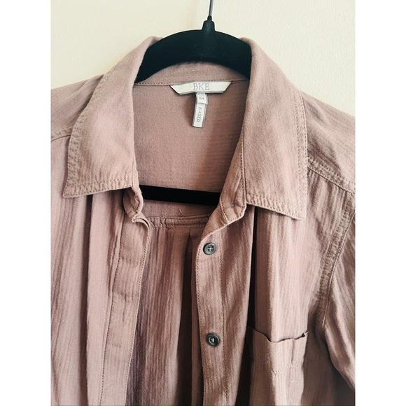 BKE Brown Button Down Shirt - Picture 2 of 4